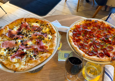 Pizzeria Portofino signature dishes Charred Pepperoni
Rigatoni Vodka
Margherita